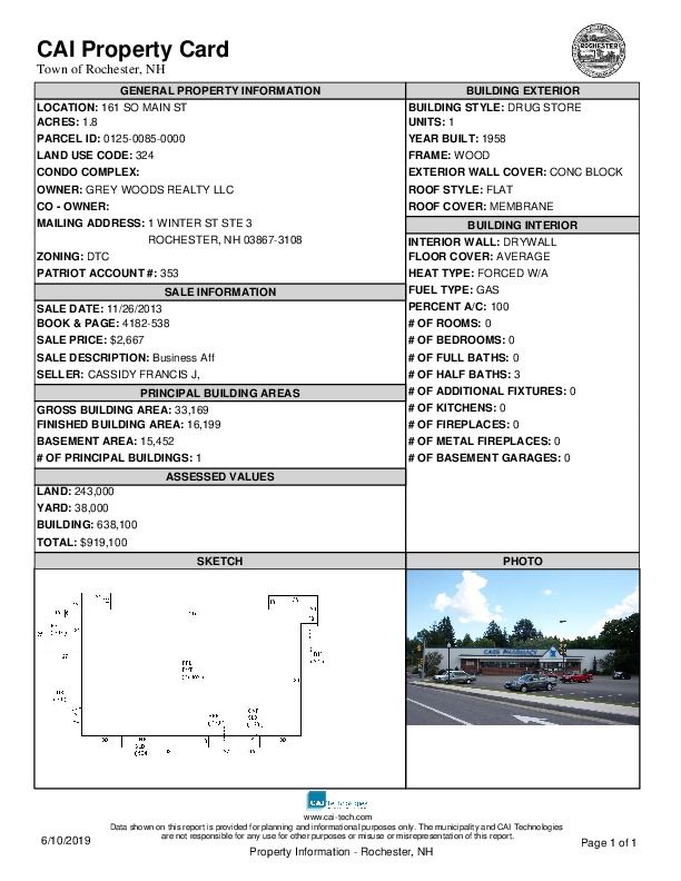 Sawyer Heights: 161 S Main St, Rochester, NH 03867